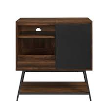 Simplihome draper solid wood 32 inch wide mid century modern low storage cabinet in medium auburn brown, with 2 doors, 2 adjustable shelves 4.1 out of 5 stars 21 $196.20 $ 196. Laslo Mid Century Modern Record Player Cabinet Saracina Home Target
