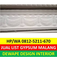 Harga plafon gypsum board per lembar. Telp Wa 0812 5211 670 Jual List Plafon Malang Malang Plafon Gypsum Papan
