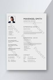 Skills relevant to this position and found on example resumes include. Modern Clean Cv Resume Template Word Doc Free Download Pikbest