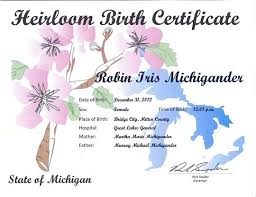 It's used as a reference point for acquiring many other forms of id. Mdhhs Heirloom Birth Certificates