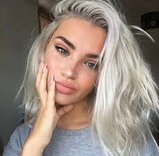 By creating a contrast using darker brows, you dark brow tip for blondes #1: Eyebrow Makeup For Blonde Girls How To Fill In Blonde Eyebrows Her Campus Hair Styles Silver Blonde Hair Beauty