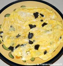 Recette Omelette La Truffe Sur Recoin Fr Recette Omelette Aux Truffes Recette Recette Omelette