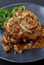 These Beer Braised Lamb Chops Are Simmered In The Most Delicious Creamy Gravy Lambchops Lambrec Braised Lamb Chops Lamb Chop Recipes Lamb Loin Chop Recipes