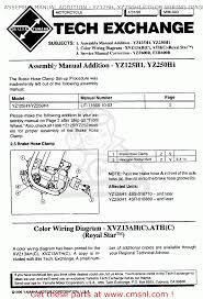 Yamaha g16 golf cart wiring diagram fitfathers me exceptional and 8. Yamaha Xj600s Xj600sc Seca Ii 1998 W Usa California Assembly Manual Addition Yz125h Yz250h1 Color Wiring Diagram Buy Original Assembly Manual Addition Yz125h Yz250h1 Color Wiring Diagram Spares Online