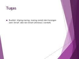 Check spelling or type a new query. Karangan Ilmiah Non Ilmiah Semi Ilmiah Fetty Arisandi