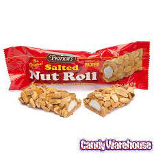 Pearson S Salted Nut Roll Candy Bars 24 Piece Box Nut Rolls Salted Nut Rolls Salted Nuts