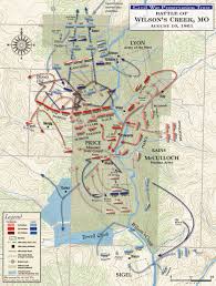 Map Of The Basic Troop Movements During The Battle Of Wilson S Creek Civil War Books Civil War Battles Social Studies Civil War