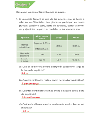 Problemas Olimpicos Bloque Iv Leccion 71 Apoyo Primaria