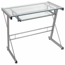 Check spelling or type a new query. Silver Framed Glass Workstation Slide Out Keyboard Tray Contemporary Desks And Hutches By Office Furniture More Houzz