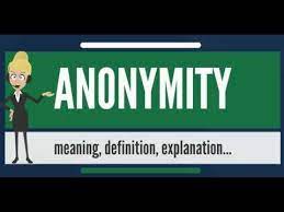 Then there's the curious case of anonymous who authored the book primary colors. What Is Anonymity What Does Anonymity Mean Anonymity Meaning Definition Explanation Youtube