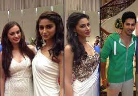 Dislike the addition of the belt which made this look an almost for us! Nargis Ileana Evelyn Varun Spotted On The Sets Of Main Tera Hero View Pics Bollywood News India Tv