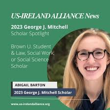 I am very honored to have been selected as a 2023 Mitchell Scholar! With  their generous support, I will be studying law at NUI Galway with a focus 
