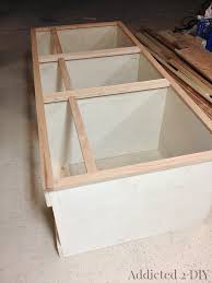 The plumber assured us that is to code and i am happy to have no visible pipes. Diy Double Bathroom Vanity Addicted 2 Diy