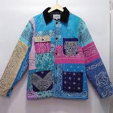 Black And Yellow Bandana Jacket Custom Carhartt Bandana Jacket By Siksview Fashion Bandana Design Carhartt Jacket