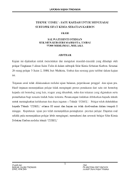 Koleksi laporan kajian tindakan 2008(tuntas).kedah: Contoh Laporan Kajian Tindakan