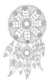 Dreamcatcher Mandala Coloring Pages Dream Catcher Coloring Pages Owl Coloring Pages Coloring Books