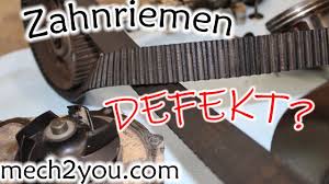 Der zahn­rie­men ist ein wich­ti­ger teil des motors. Zahnriemen Mit Wasserpumpe Wechseln Wann Zahnriemen Hat Risse Mech2you Diy Auto Youtube