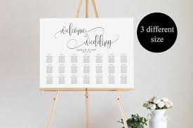 wedding seating chart template welcome wedding seating chart