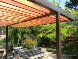 Contemporary Wooden Pergolas Modern Steel And Wood Pergola Contemporary Patio Modern Pergola Pergola Patio Outdoor Pergola