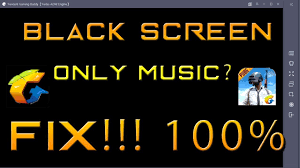 Pubg Mobile Black Screen Problem On Windows 10 Only Music Plays Fixed 100 Gameloop Youtube