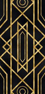 Black And Gold Artwork 20 Art Deco Seamless Vector Patterns Art Deco Pattern Geometric Design Art Geometric Pattern Art