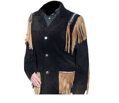 Check spelling or type a new query. Men S Black Western Style Cowboy Jackets Coat Suede Leather Fringe Jackets Maker