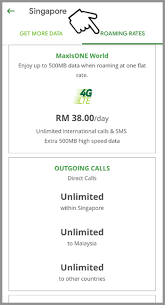 4 gsm based national network operators: Maxis Self Serve