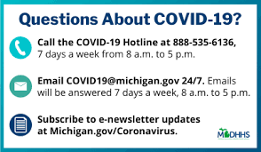 Please give us a call if you Covid 19 Information Resources Aaanm