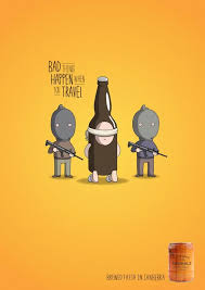 Zierholz Premium Brewery Kidnapped Ads Of The World Traveling By Yourself Cute Illustration Beer Ad