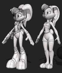 Artstation Lola Bunny And Nova Dahl Jacob Ovrick Concept Art Characters 3d Character Character Design