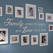 Family Where Life Begins And Love Never Ends Family Quote Etsy Wall Decor Quotes Family Wall Decor Wall Decor Living Room