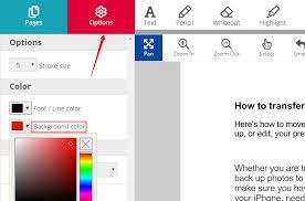 By opening the options menu on the left. How To Change Pdf Background Color On Windows Free Paid