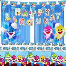 The diy decorator, total trendsetter, penny pincher, plant person, vintage visionary, focused functionalist and salvaging soul. Baby Shark Party Supplies Birthday Decorations Theme For Kids 16 Kids Educational Toys Planet