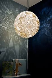 37 Fun Diy Lighting Ideas For Teens Nursery Room Diy Doily Lamp Diy Nursery