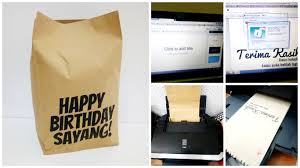 Nak doorgift kahwin serba exclusive, premium dengan harga mampu milik? Cara Diy Print Paperbag Untuk Door Gift Jimat Tapi Cool Habis