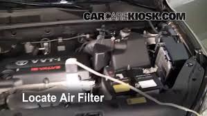Where is the fuel filter located and how often should i change it? Air Filter How To 2006 2012 Toyota Rav4 2007 Toyota Rav4 2 4l 4 Cyl