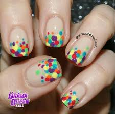 Como veis no tienen por qué ser los mismo diseños de calabazas, pueden variar mucho. Puntos De Colores Nails Manicura De Unas Unas Postizas De Gel Decoracion Unas De Gel