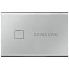 T7 Touch Portable 2TB USB External Solid State Drive (MU-PC2T0S/WW) - Silver Samsung
