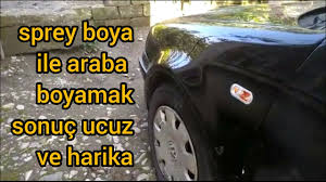 Lamborghini uretimi inc otomobil arazi araci janti 750 tl. Sprey Boya Ile Metalik Araba Lokal Boyama Youtube