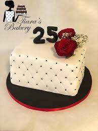 Maybe you would like to learn more about one of these? Simple Elegant Cake Elegant Cake 25th Birthday 25th Birthday Cake Birthday Cake By Tiara S Bakery In 25th Birthday Cakes Simple Elegant Cakes Elegant Cakes