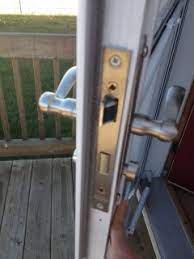 The rod may have become loose and will fall down if that is the case. Larson Storm Door Will Not Latch Shut