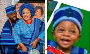 You are healed, please a little prayer for her she said. Toyin Abraham Finally Reveals The Face Of Her Cute Son Ire Kemi Filani News