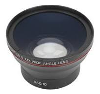 Akozon Objectif de Caméra Grand Angle 58 Mm 0,43X Objectif Grand Angle  Professionnel HD avec Objectif Macro Objectif en Verre Optique pour la ...