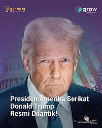 Donald Trump resmi dilantik hari ini dan langsung menandatangani sejumlah  executive order. Menurut kalian bagaimanakah dampaknya untuk Pasar Saham  Indonesia? #trumpinauguration #growinvestments #mutualfund #infogrow