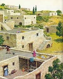 Villagelife 300x374 Jpg 300 374 Ancient Buildings Ancient Israel Bible Illustrations