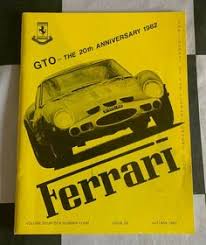 Ferrari Owners Club Foc Magazine Autumn 1982 Issue 56 Mondial 375 Indianapolis Ebay In 2020 Indianapolis Club Magazine Ferrari
