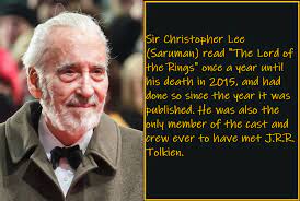 With a career spanning nearly seven decades, lee was well known for portraying villains, gaining recognition for appearing as count dracula in a sequence of hammer horror films. Sir Christopher Lee Was Amaizing Lotr