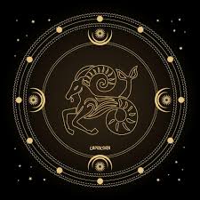 Virgo zodiac sign, astrological horoscope sign in a mystical circle with  moon, sun and stars. Golden design, vector 25464672 Vector Art at Vecteezy