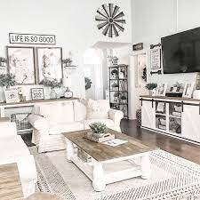 80 Farmhouse Home Decor Ideas For The Entire House Lady Decluttered Farm House Living Room Modern Farmhouse Living Room Decor Modern Farmhouse Living Room