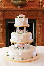Traditional Looking Wedding Cake But Created With Patisserie Valerie Famous Gateau Sponges And Fillings Order Onl Handmade Cake Cake Traditional Wedding Cakes